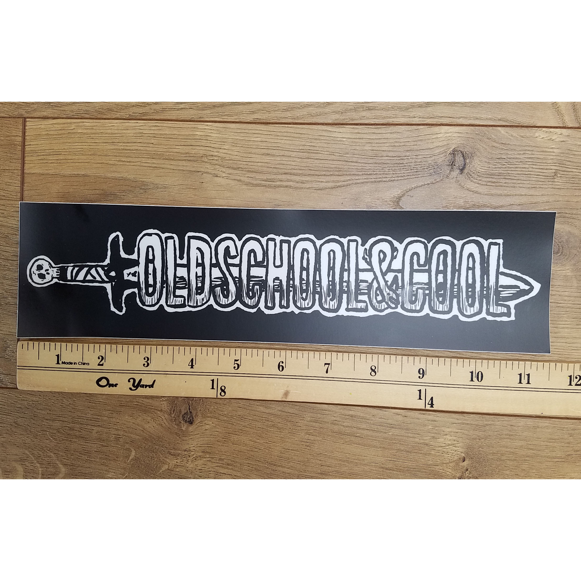Old School &amp; Cool Bumper Sticker