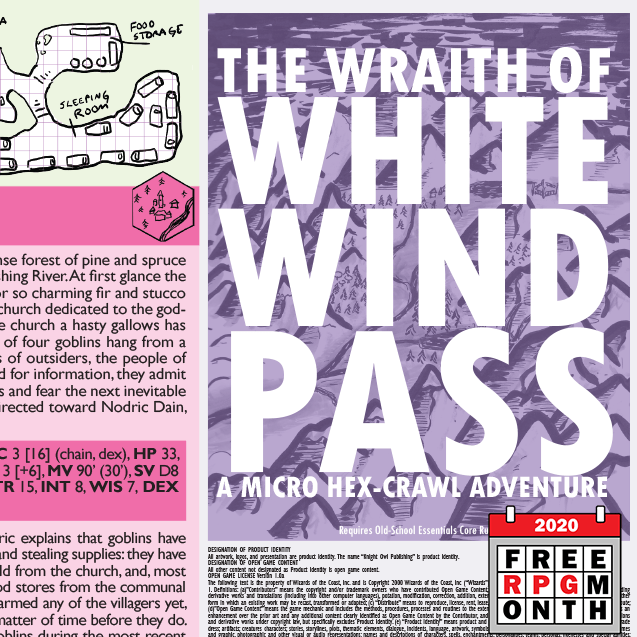 The Wraith of Whitewind Pass (Free RPG Month 2020)